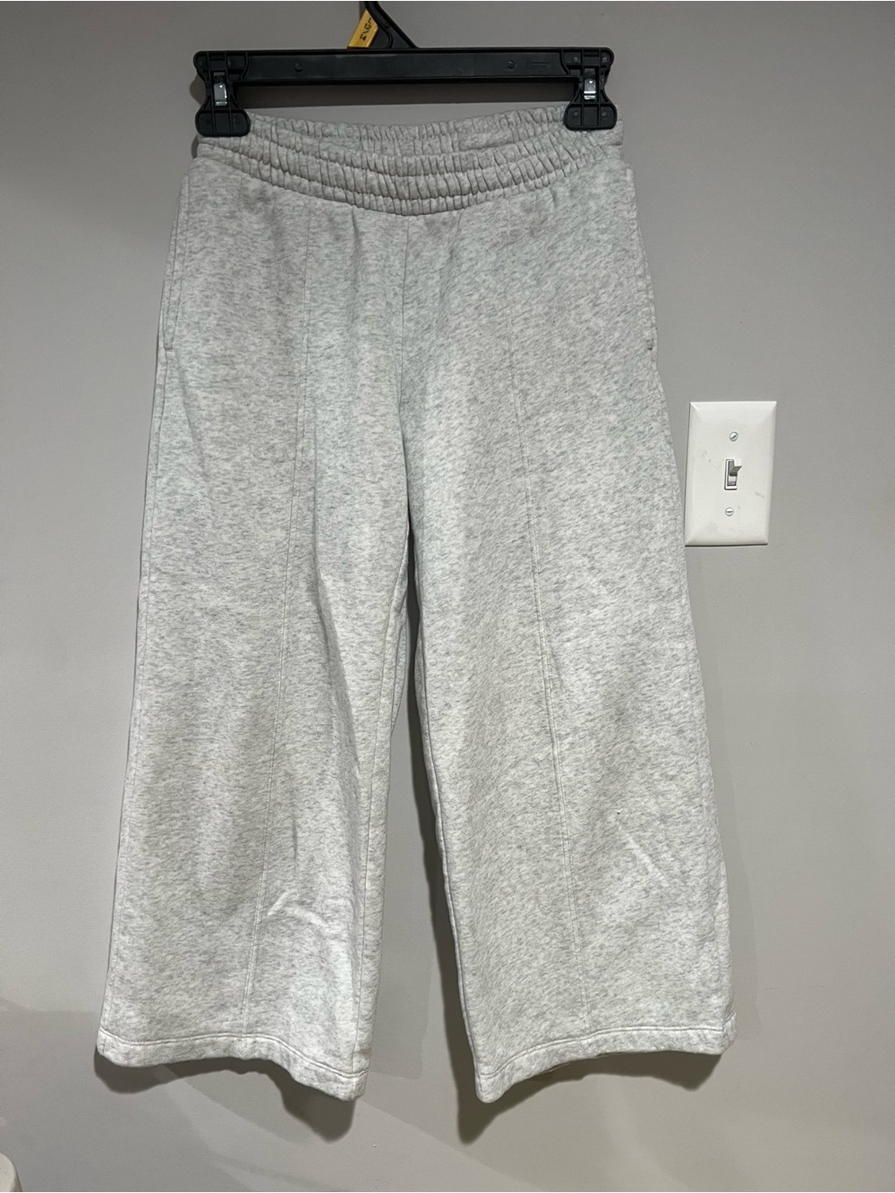 art class Light Gray Kids Wide-Leg Sweatpants, size:M (8)